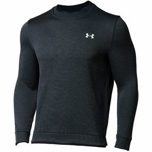 Under Armour Sweater Fleece Pullover Sweater Lightweight Crewneck Black Size XXL
